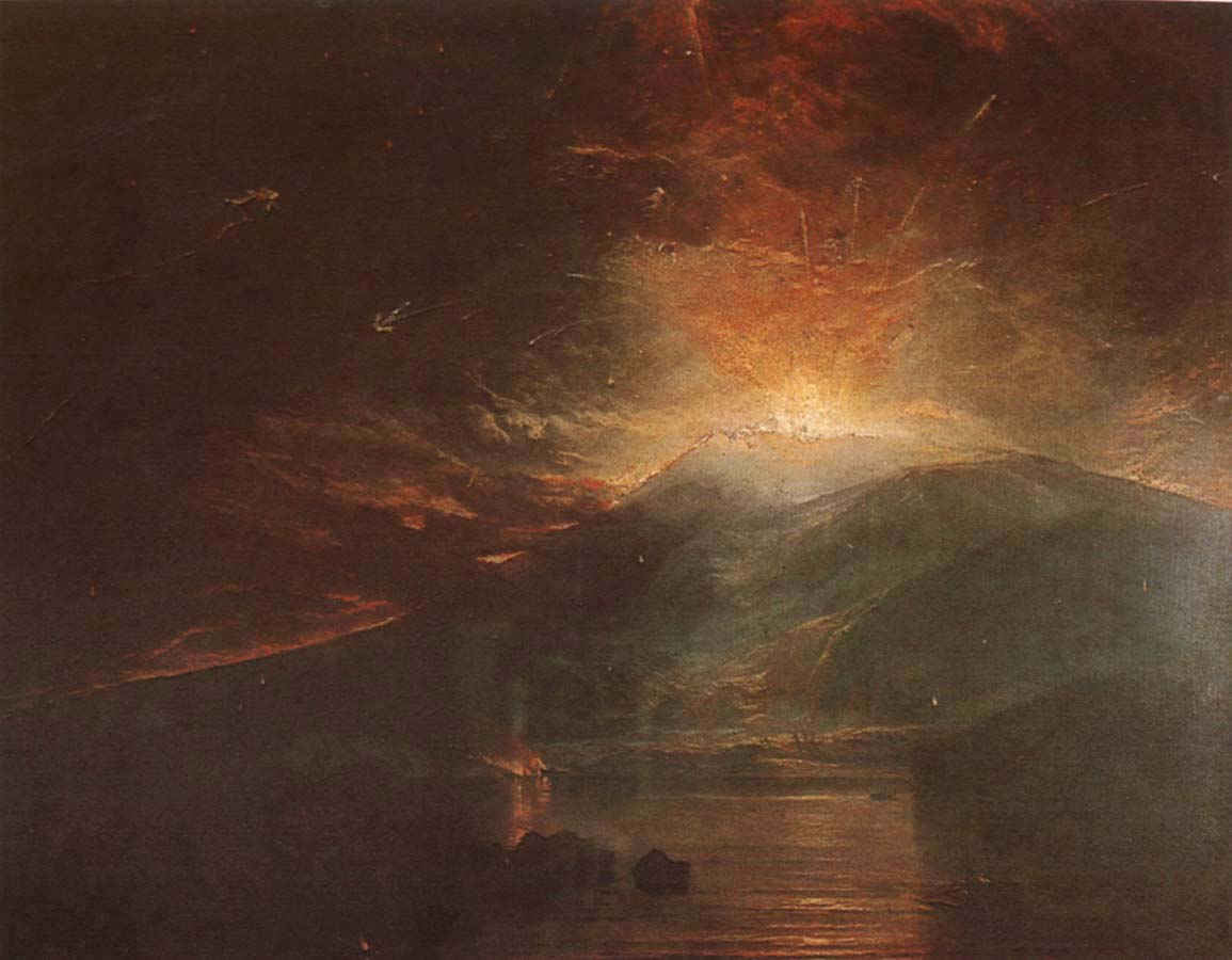 Joseph Mallord William Turner Volcano erupt